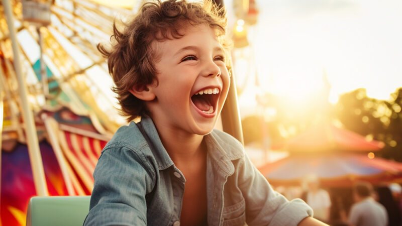 O que tem no parque de diversões para quem vai pela primeira vez?